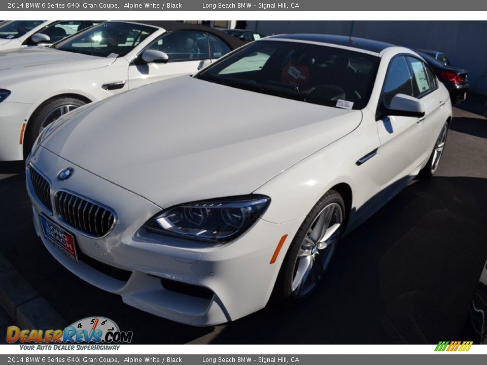 2014 BMW 6 Series 640i Gran Coupe Alpine White / Black Photo #9