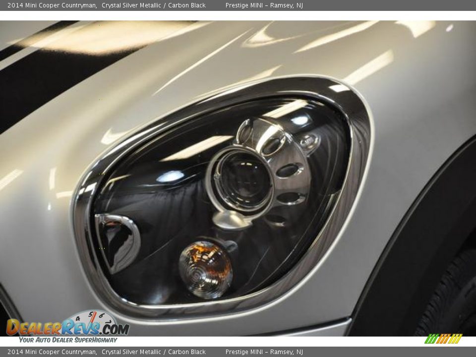 2014 Mini Cooper Countryman Crystal Silver Metallic / Carbon Black Photo #2