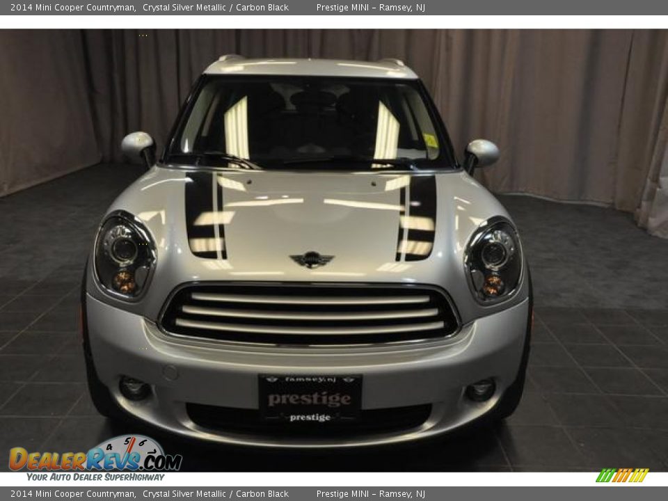 2014 Mini Cooper Countryman Crystal Silver Metallic / Carbon Black Photo #3