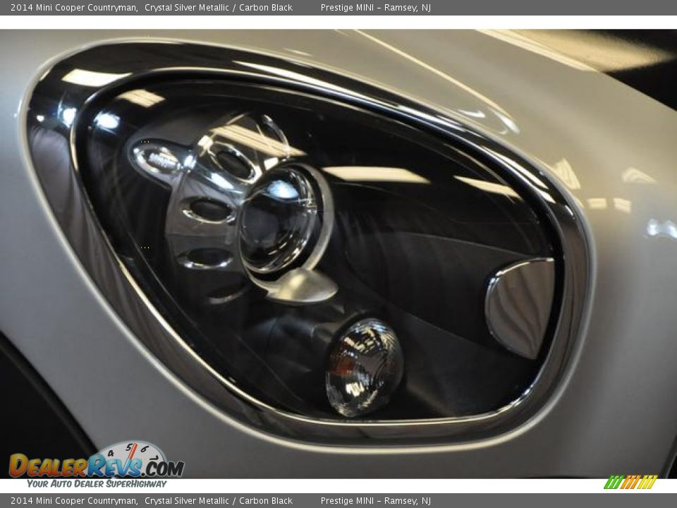 2014 Mini Cooper Countryman Crystal Silver Metallic / Carbon Black Photo #5