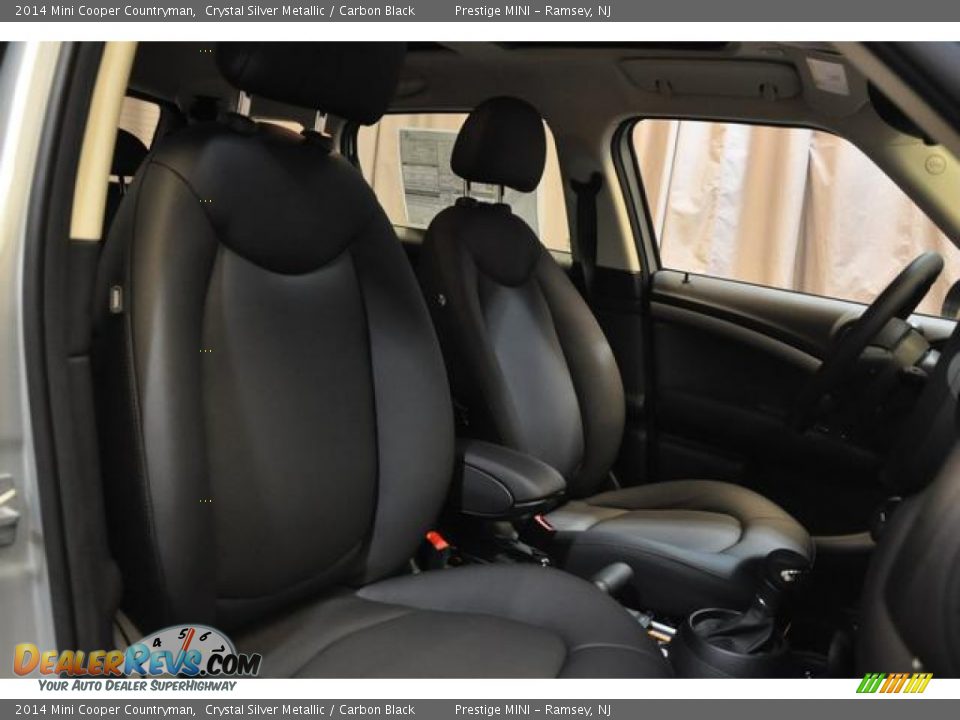 2014 Mini Cooper Countryman Crystal Silver Metallic / Carbon Black Photo #7