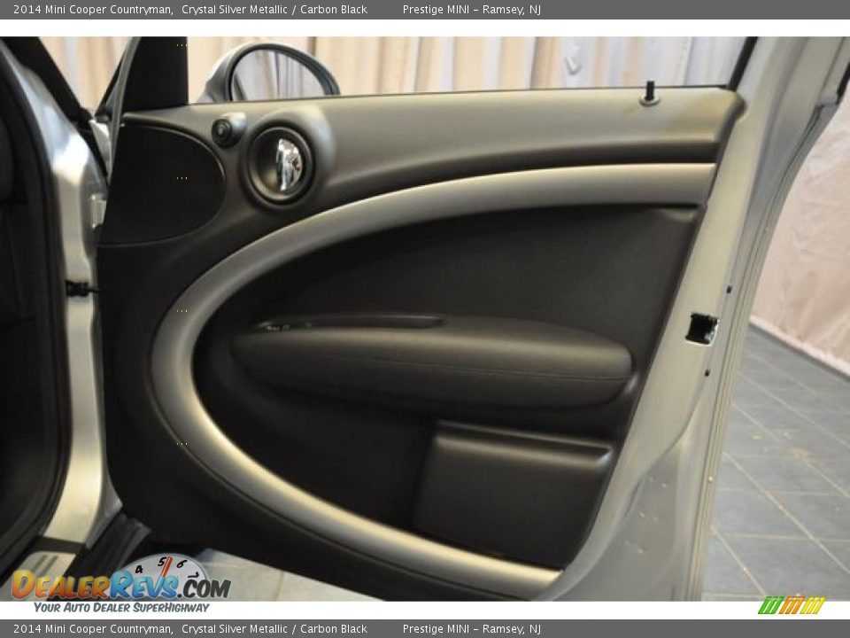 2014 Mini Cooper Countryman Crystal Silver Metallic / Carbon Black Photo #8