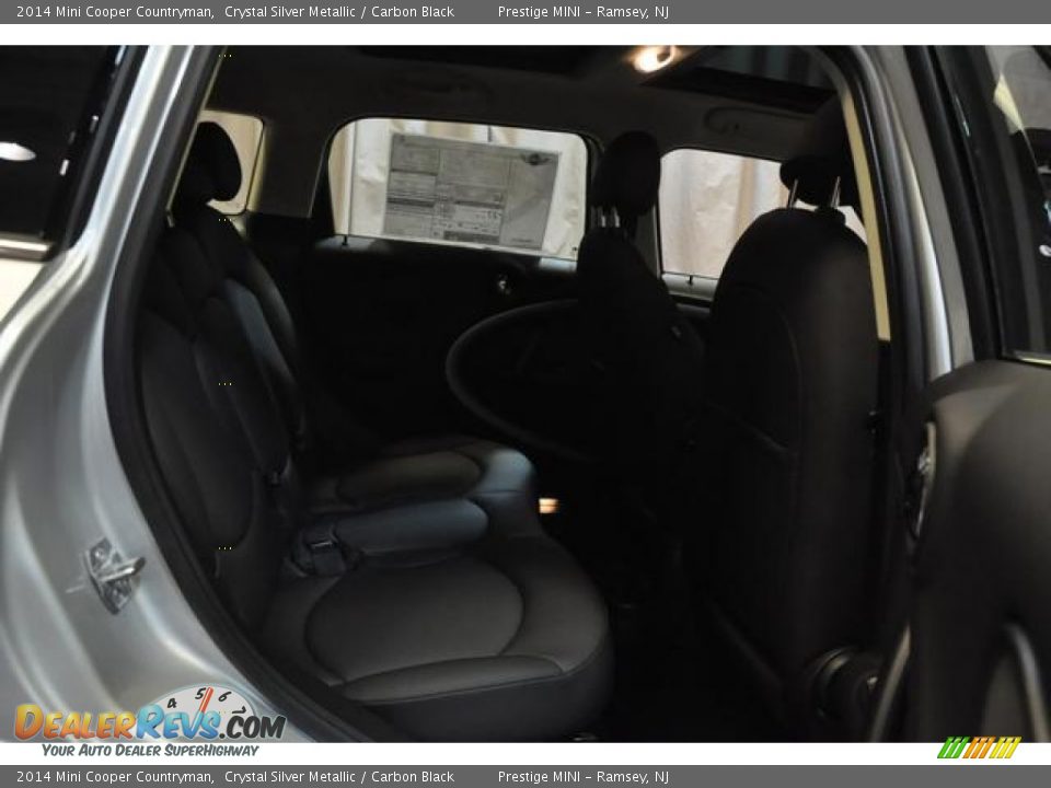 2014 Mini Cooper Countryman Crystal Silver Metallic / Carbon Black Photo #11