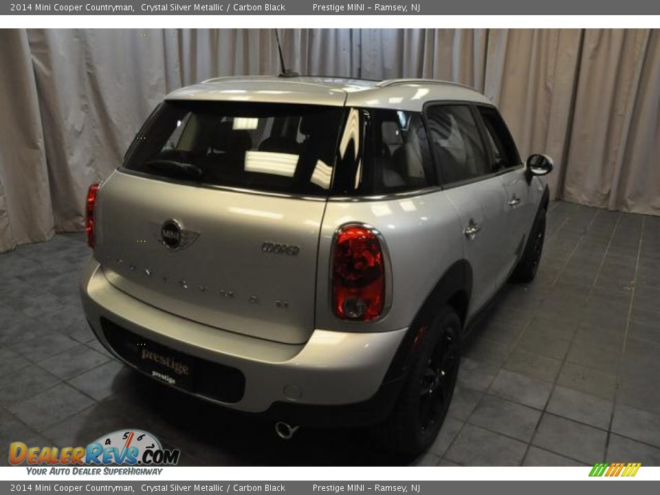 2014 Mini Cooper Countryman Crystal Silver Metallic / Carbon Black Photo #13