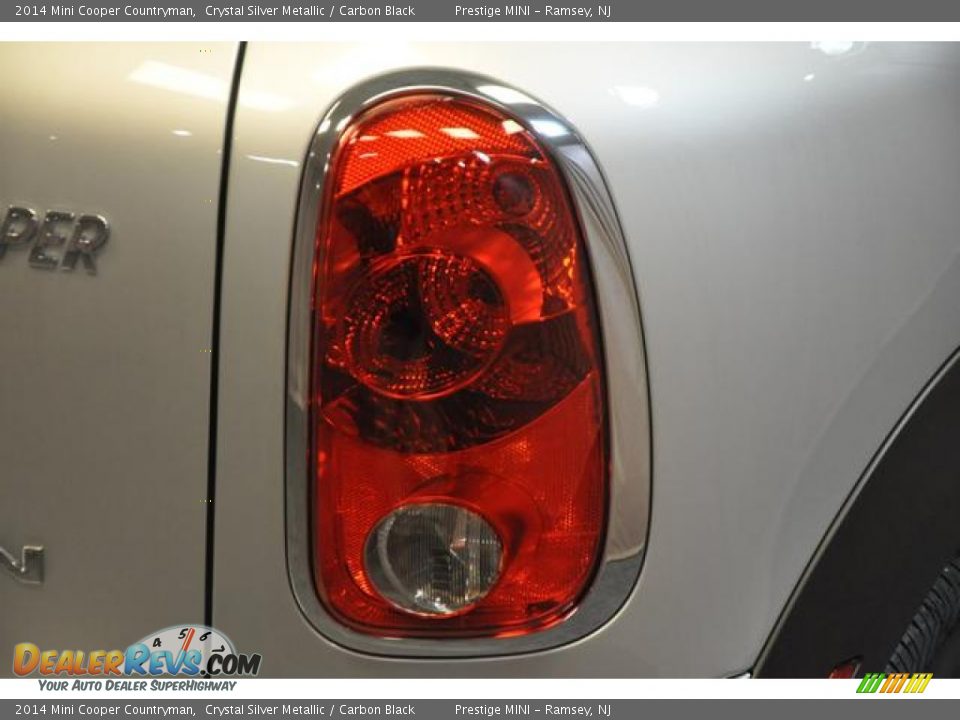 2014 Mini Cooper Countryman Crystal Silver Metallic / Carbon Black Photo #14