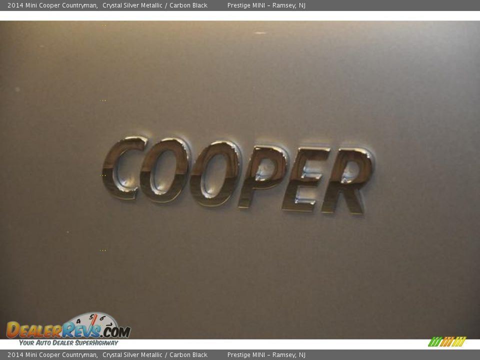 2014 Mini Cooper Countryman Crystal Silver Metallic / Carbon Black Photo #15