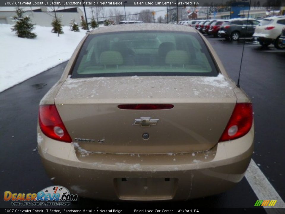 2007 Chevrolet Cobalt LT Sedan Sandstone Metallic / Neutral Beige Photo #6