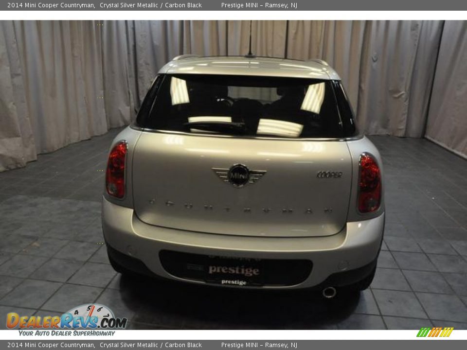 2014 Mini Cooper Countryman Crystal Silver Metallic / Carbon Black Photo #17