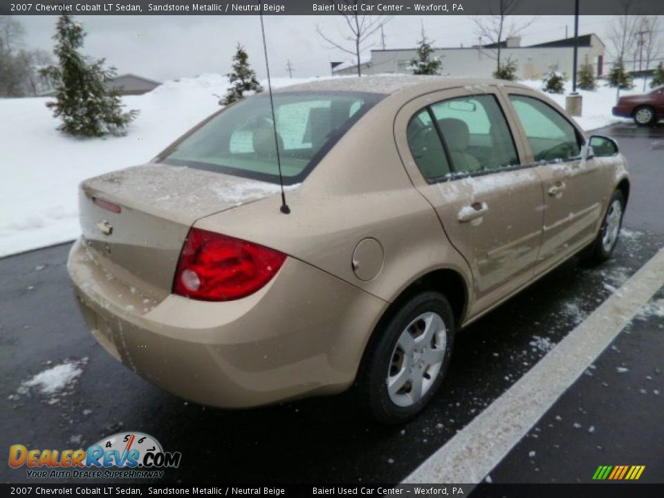 2007 Chevrolet Cobalt LT Sedan Sandstone Metallic / Neutral Beige Photo #7