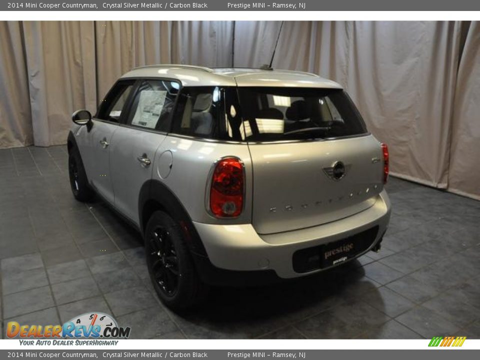 2014 Mini Cooper Countryman Crystal Silver Metallic / Carbon Black Photo #19