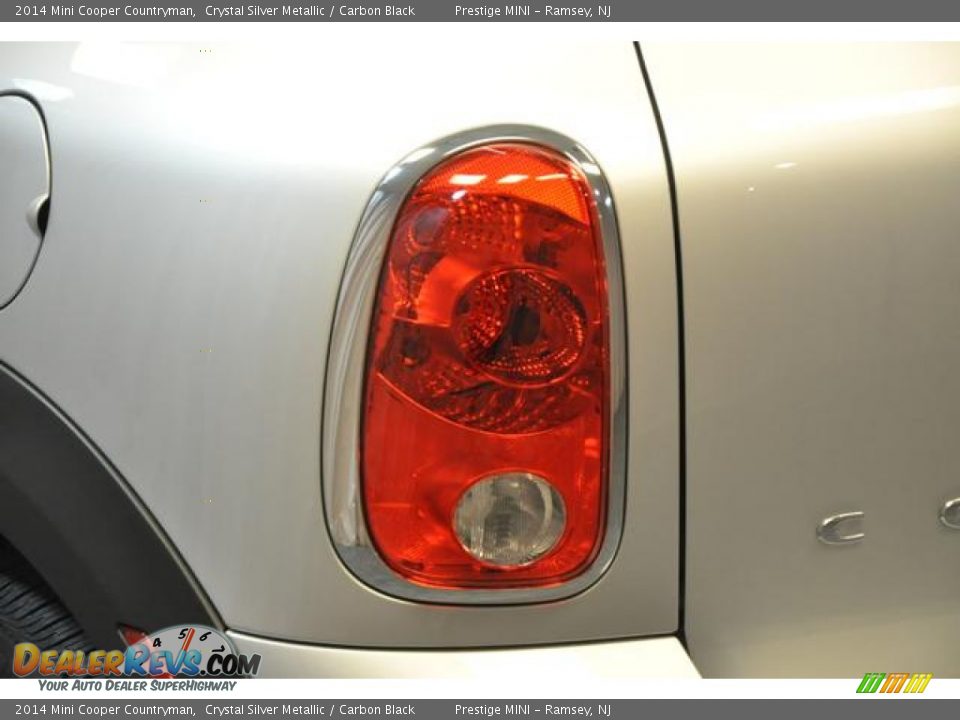 2014 Mini Cooper Countryman Crystal Silver Metallic / Carbon Black Photo #20