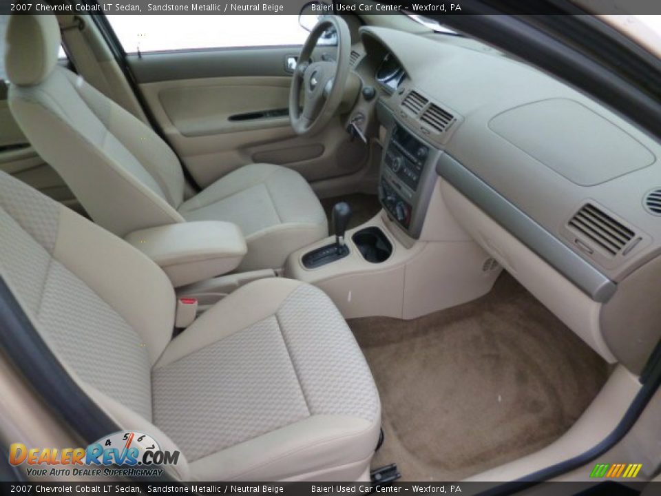 2007 Chevrolet Cobalt LT Sedan Sandstone Metallic / Neutral Beige Photo #10