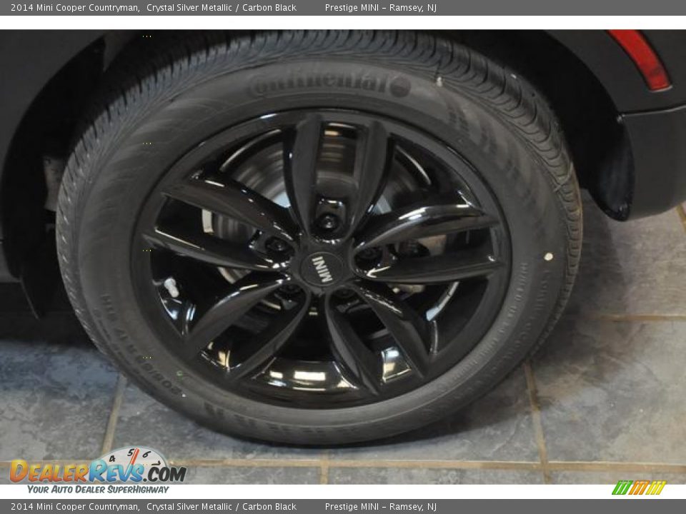 2014 Mini Cooper Countryman Crystal Silver Metallic / Carbon Black Photo #21