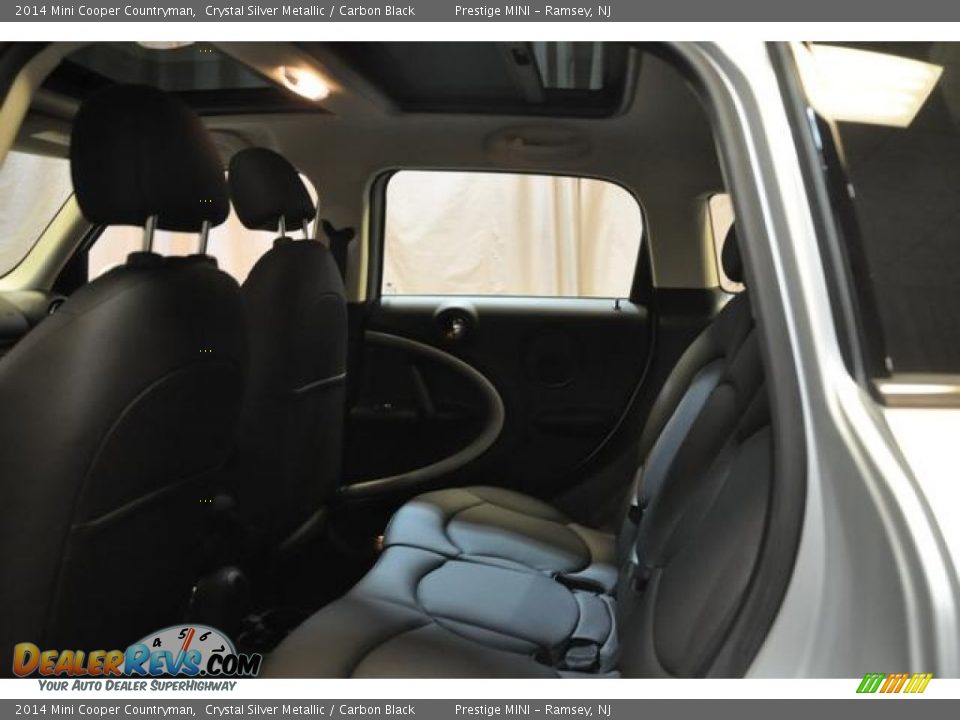 2014 Mini Cooper Countryman Crystal Silver Metallic / Carbon Black Photo #22