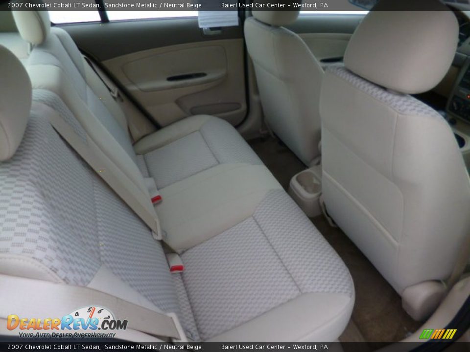 2007 Chevrolet Cobalt LT Sedan Sandstone Metallic / Neutral Beige Photo #12