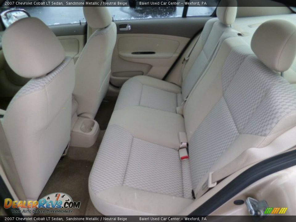 2007 Chevrolet Cobalt LT Sedan Sandstone Metallic / Neutral Beige Photo #13