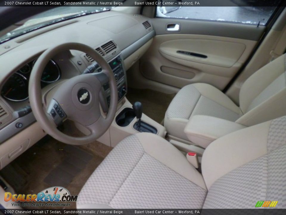 2007 Chevrolet Cobalt LT Sedan Sandstone Metallic / Neutral Beige Photo #16