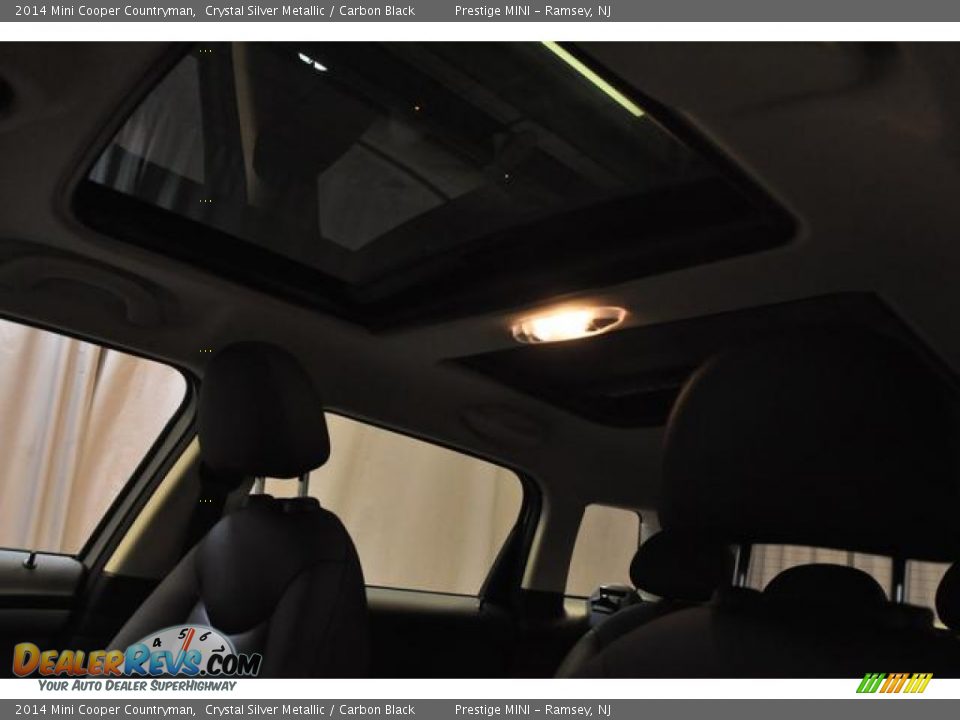 2014 Mini Cooper Countryman Crystal Silver Metallic / Carbon Black Photo #27
