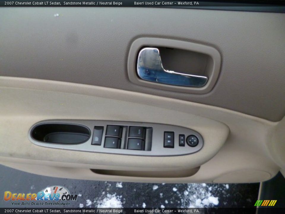 2007 Chevrolet Cobalt LT Sedan Sandstone Metallic / Neutral Beige Photo #17