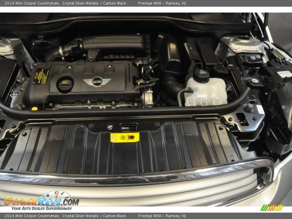 2014 Mini Cooper Countryman Crystal Silver Metallic / Carbon Black Photo #30