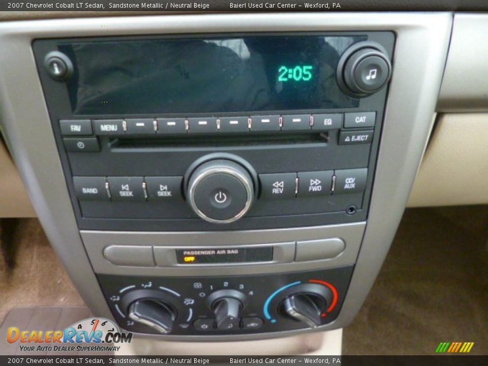 2007 Chevrolet Cobalt LT Sedan Sandstone Metallic / Neutral Beige Photo #19