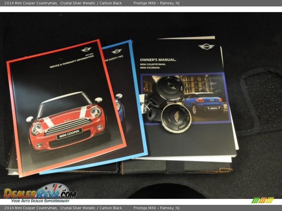 2014 Mini Cooper Countryman Crystal Silver Metallic / Carbon Black Photo #32