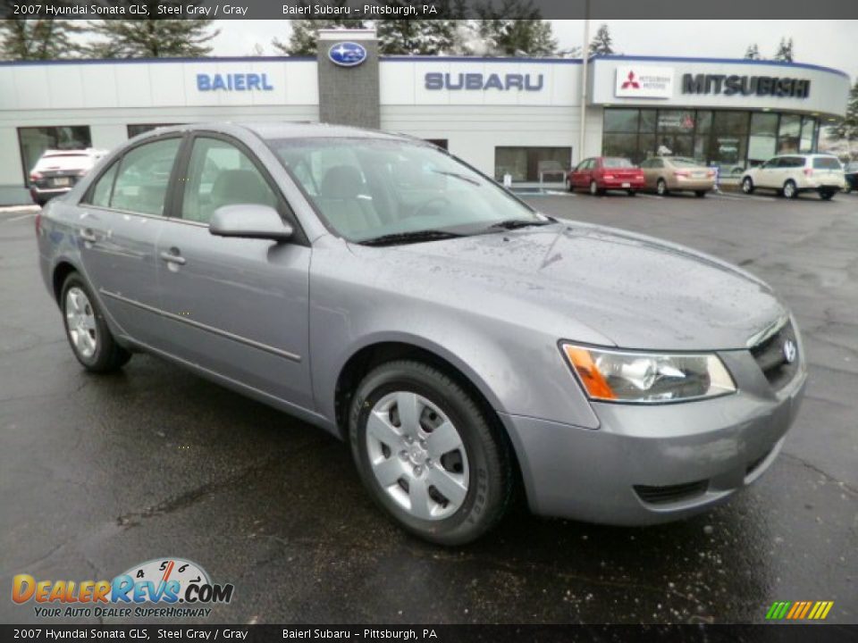 2007 Hyundai Sonata GLS Steel Gray / Gray Photo #1