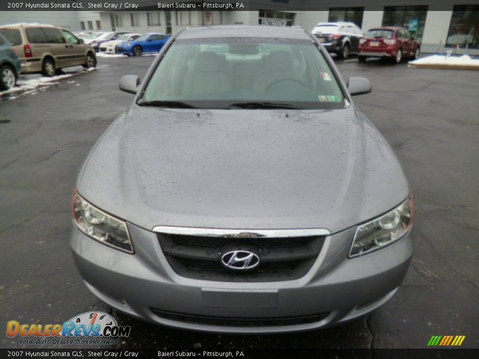 2007 Hyundai Sonata GLS Steel Gray / Gray Photo #2