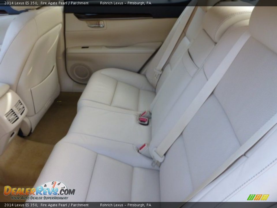 2014 Lexus ES 350 Fire Agate Pearl / Parchment Photo #9
