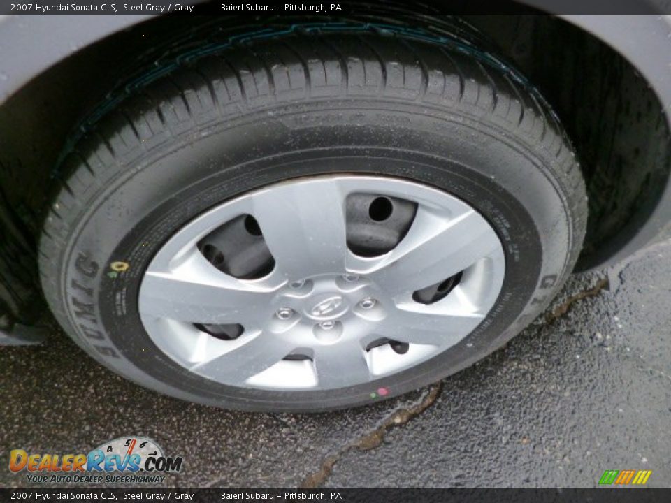 2007 Hyundai Sonata GLS Steel Gray / Gray Photo #9
