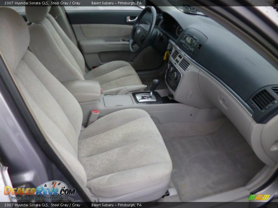 2007 Hyundai Sonata GLS Steel Gray / Gray Photo #10
