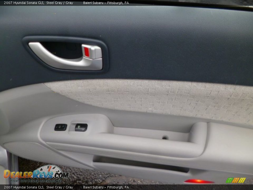 2007 Hyundai Sonata GLS Steel Gray / Gray Photo #11