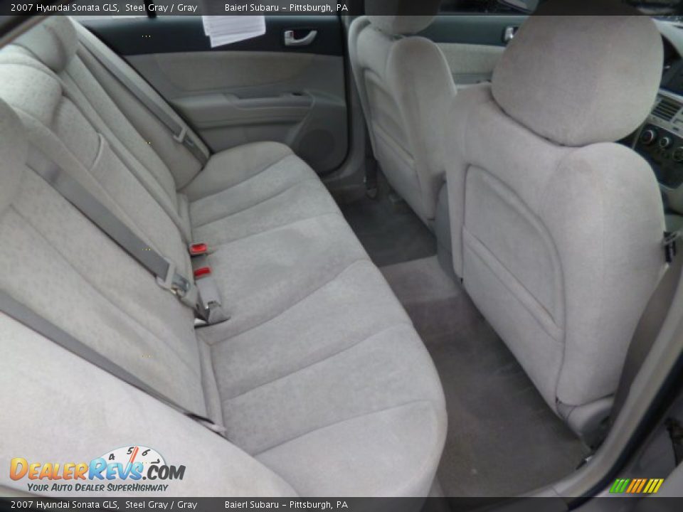 2007 Hyundai Sonata GLS Steel Gray / Gray Photo #12