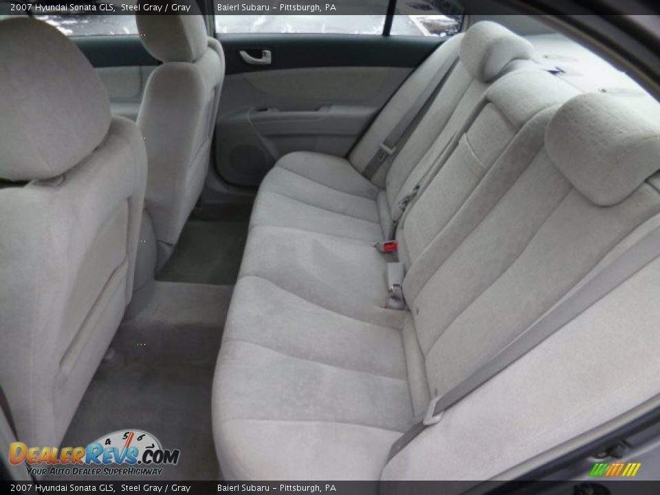 2007 Hyundai Sonata GLS Steel Gray / Gray Photo #13