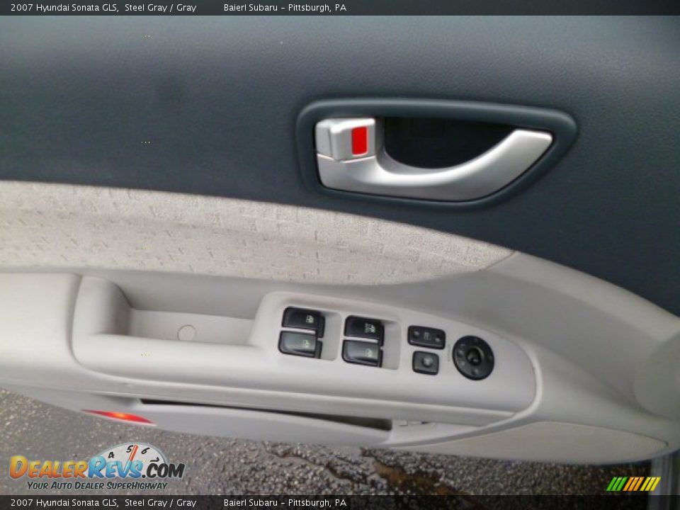 2007 Hyundai Sonata GLS Steel Gray / Gray Photo #17