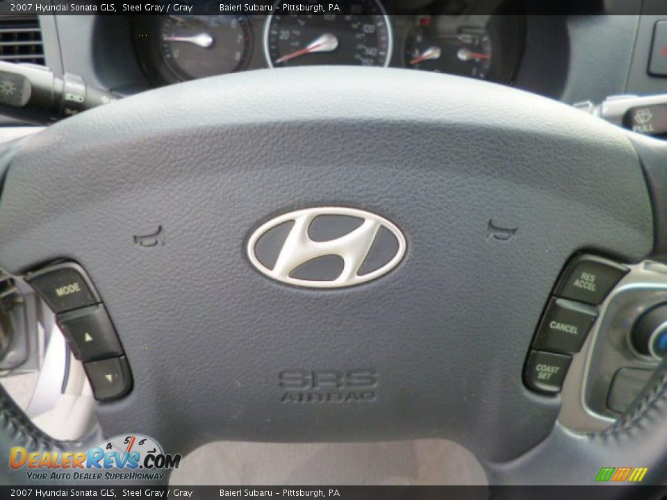 2007 Hyundai Sonata GLS Steel Gray / Gray Photo #18