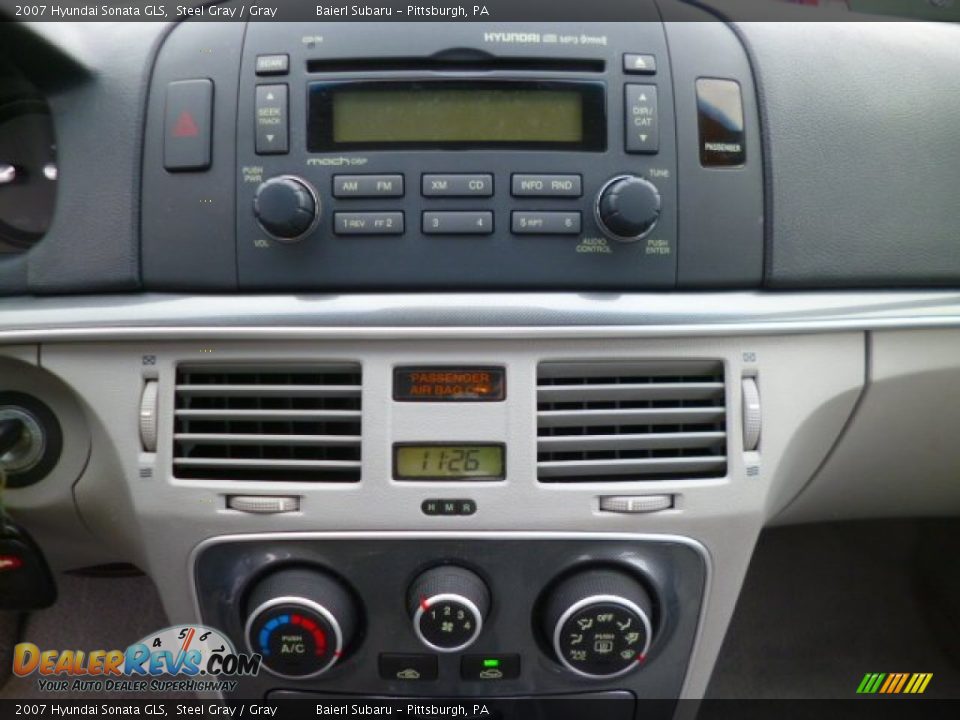2007 Hyundai Sonata GLS Steel Gray / Gray Photo #19
