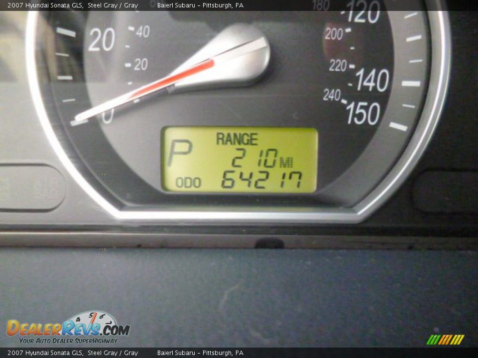 2007 Hyundai Sonata GLS Steel Gray / Gray Photo #20