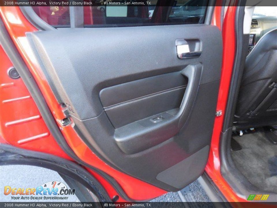 2008 Hummer H3 Alpha Victory Red / Ebony Black Photo #14