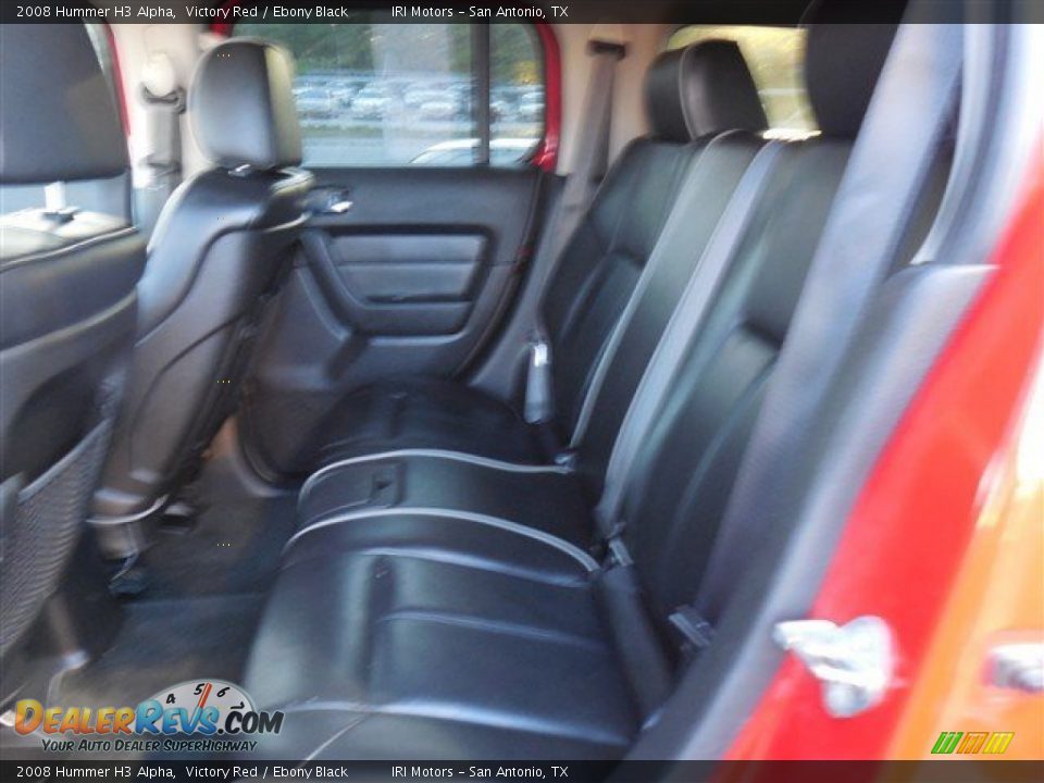 2008 Hummer H3 Alpha Victory Red / Ebony Black Photo #15