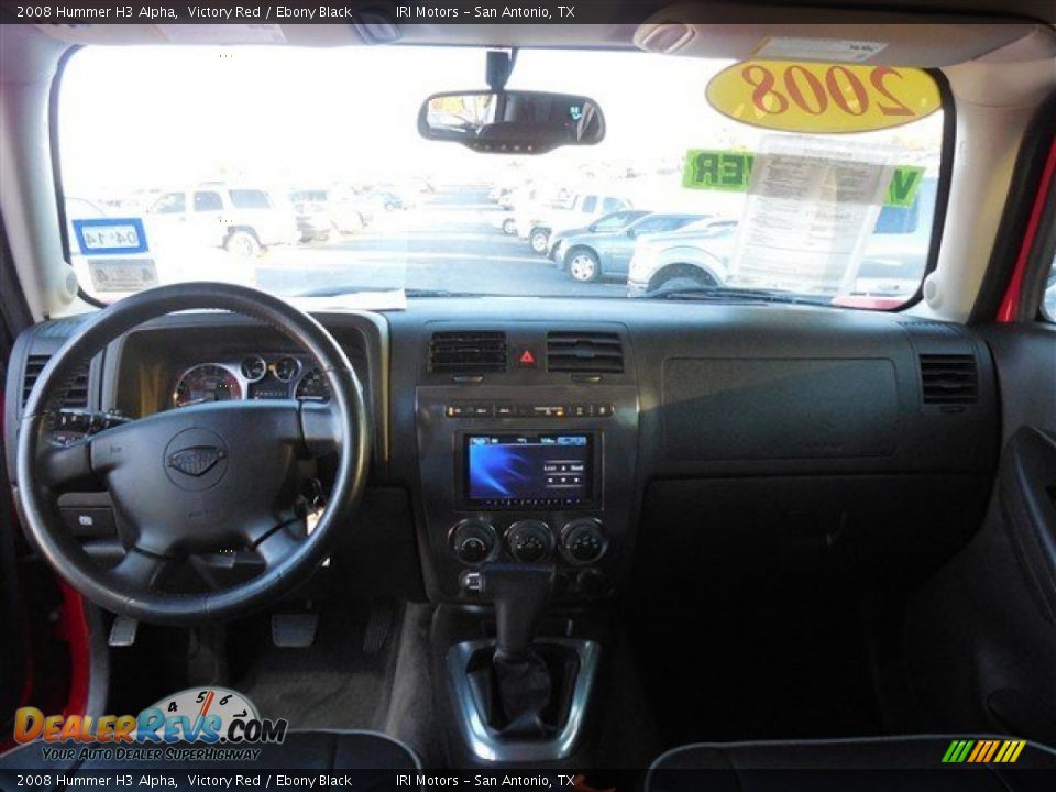 2008 Hummer H3 Alpha Victory Red / Ebony Black Photo #16