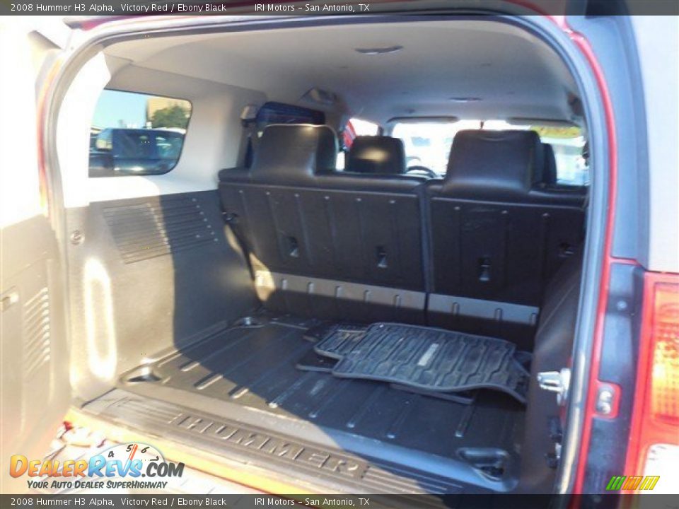 2008 Hummer H3 Alpha Victory Red / Ebony Black Photo #17
