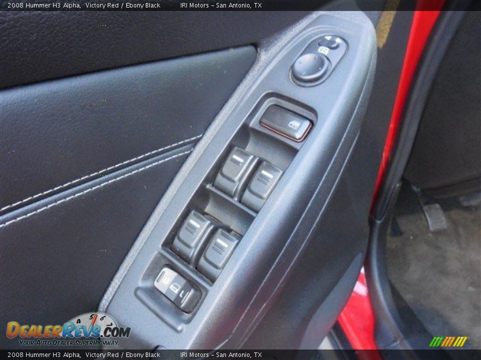 2008 Hummer H3 Alpha Victory Red / Ebony Black Photo #18