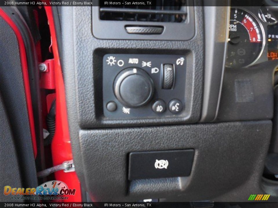 2008 Hummer H3 Alpha Victory Red / Ebony Black Photo #19