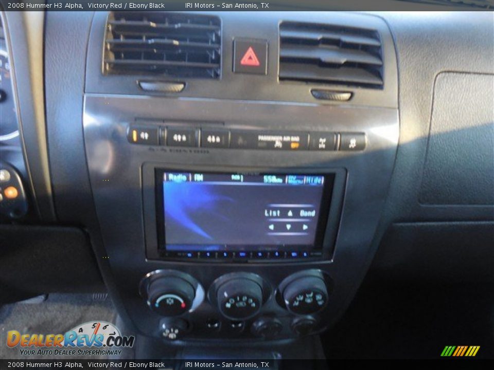 2008 Hummer H3 Alpha Victory Red / Ebony Black Photo #21