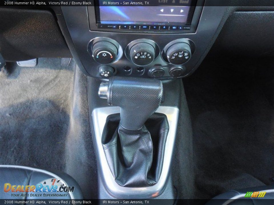 2008 Hummer H3 Alpha Victory Red / Ebony Black Photo #22