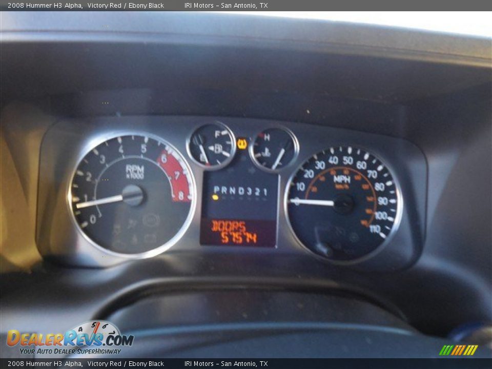 2008 Hummer H3 Alpha Victory Red / Ebony Black Photo #23