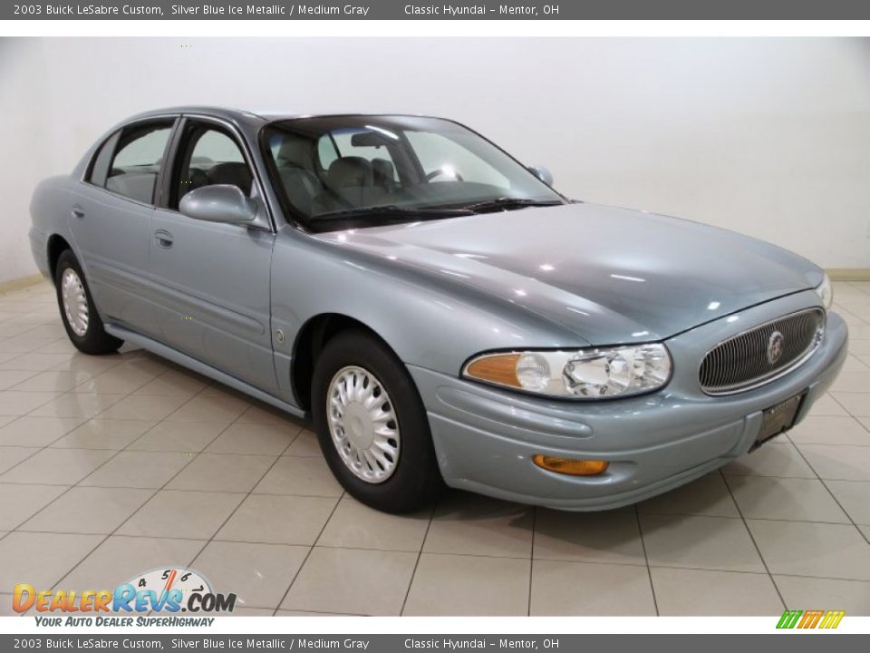2003 Buick LeSabre Custom Silver Blue Ice Metallic / Medium Gray Photo #1
