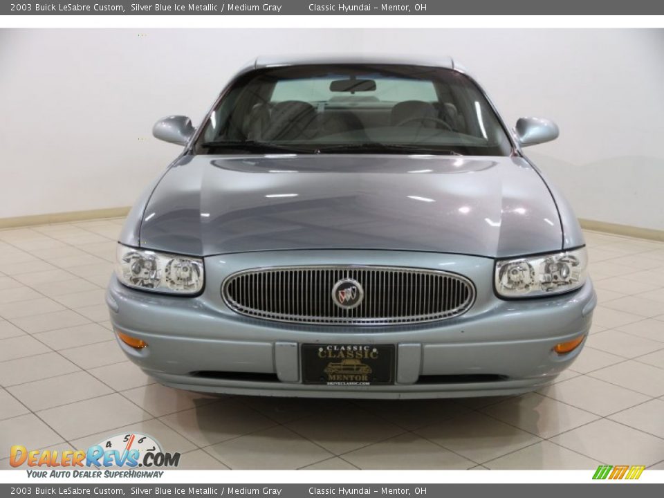 2003 Buick LeSabre Custom Silver Blue Ice Metallic / Medium Gray Photo #2