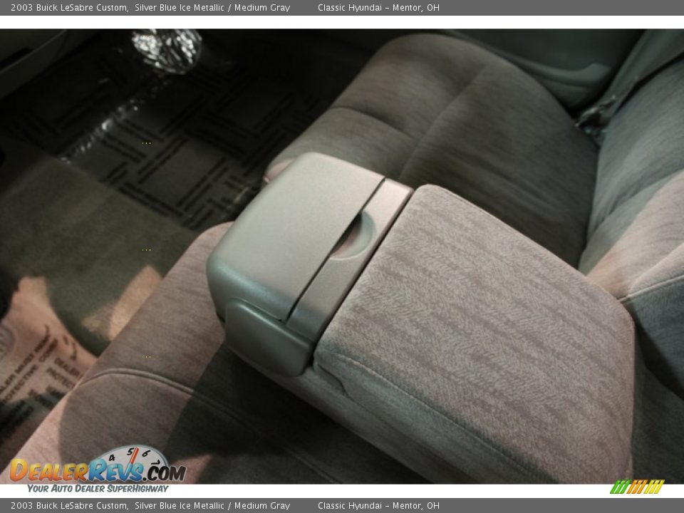 2003 Buick LeSabre Custom Silver Blue Ice Metallic / Medium Gray Photo #10
